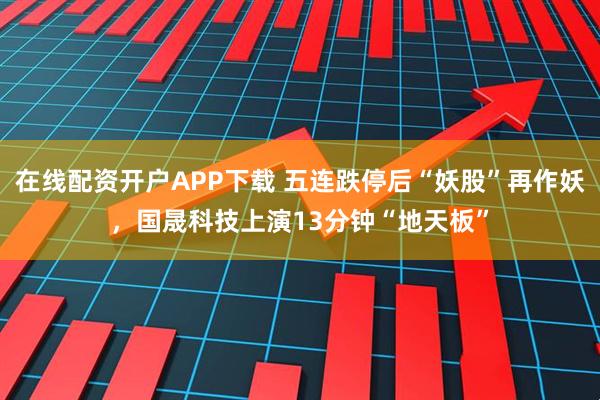 在线配资开户APP下载 五连跌停后“妖股”再作妖，国晟科技上演13分钟“地天板”